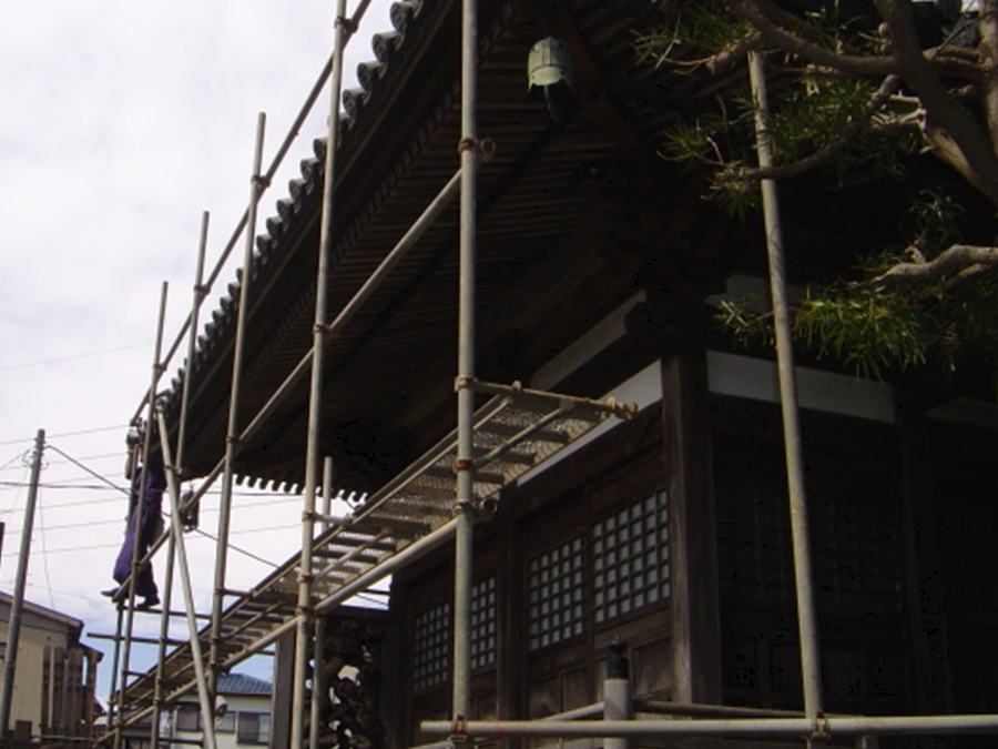 神奈川県　妙蓮寺　　カビ取り・復元施工　Before